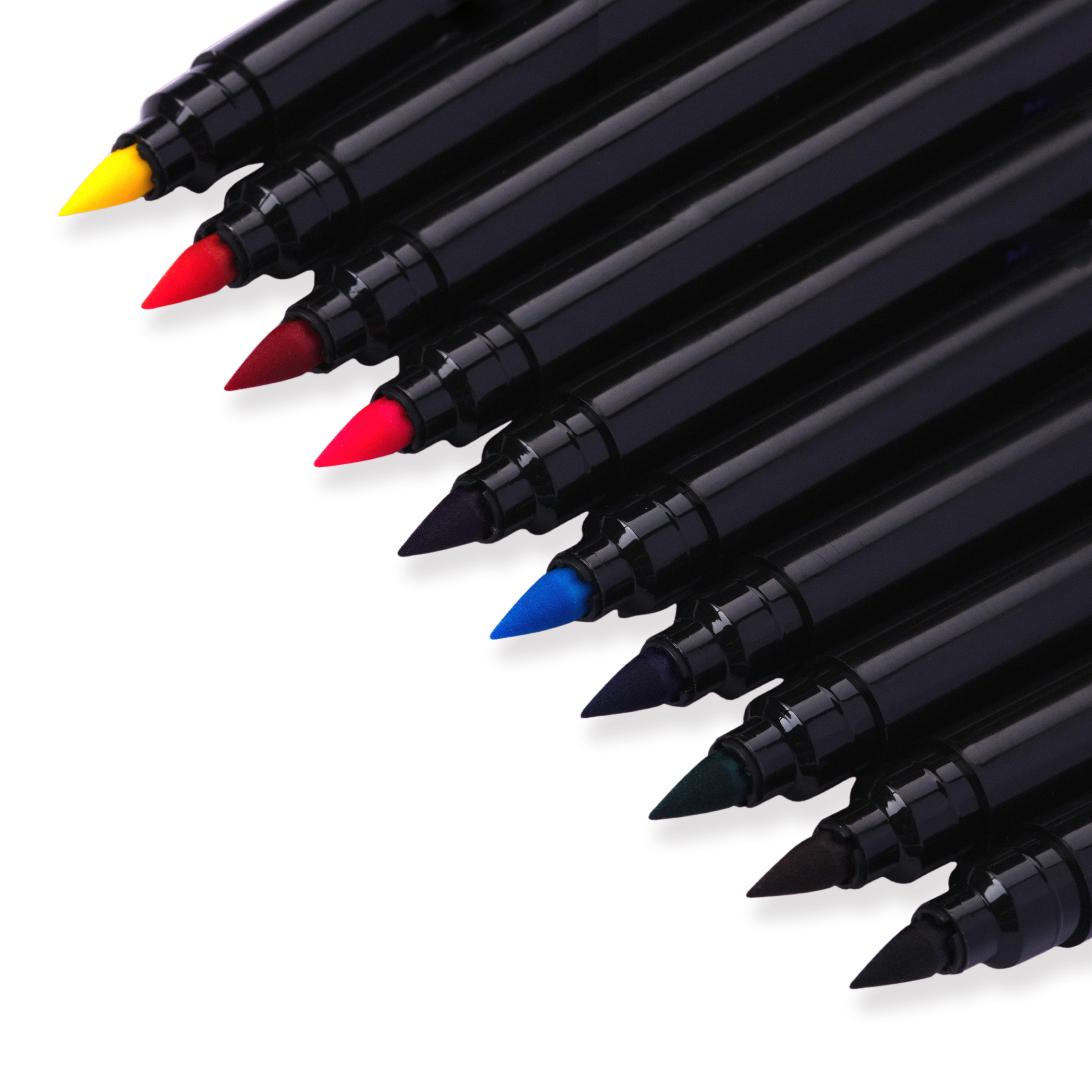 Milan Brush Markers - 10 Color Set - Stationery Pal