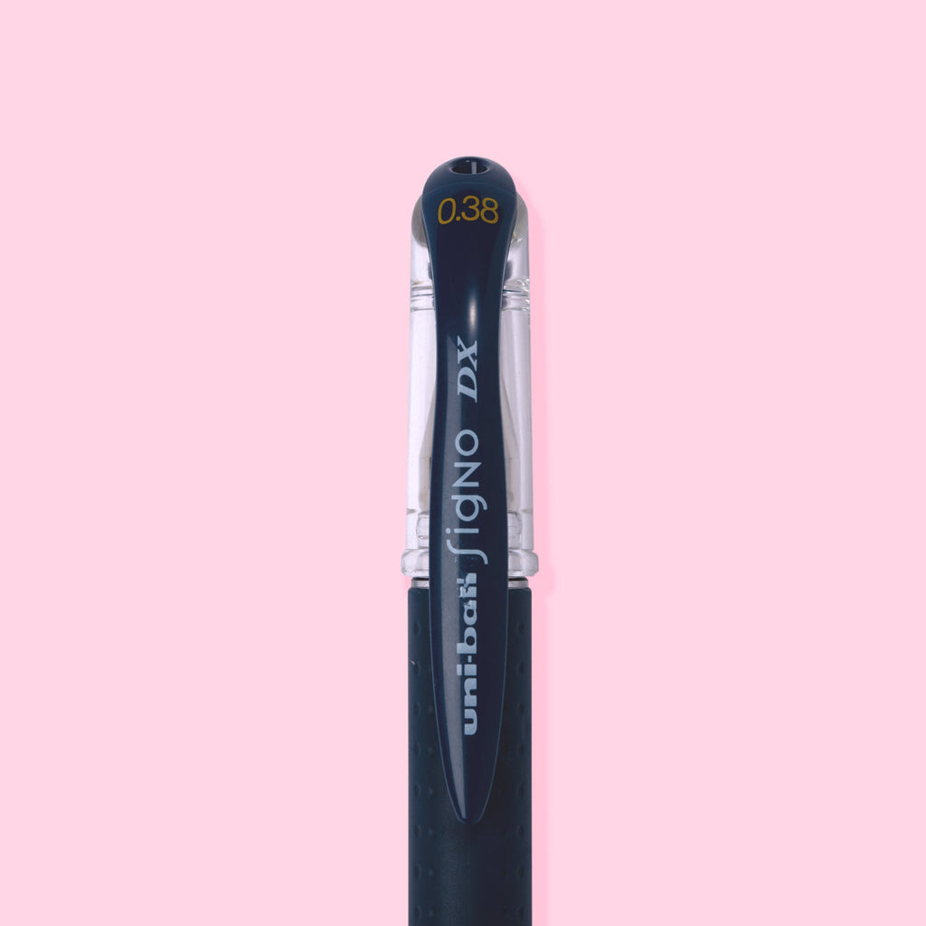 Uni-ball Signo UM-151 Gel Pen - 0.38 mm - Blue Black - Stationery Pal