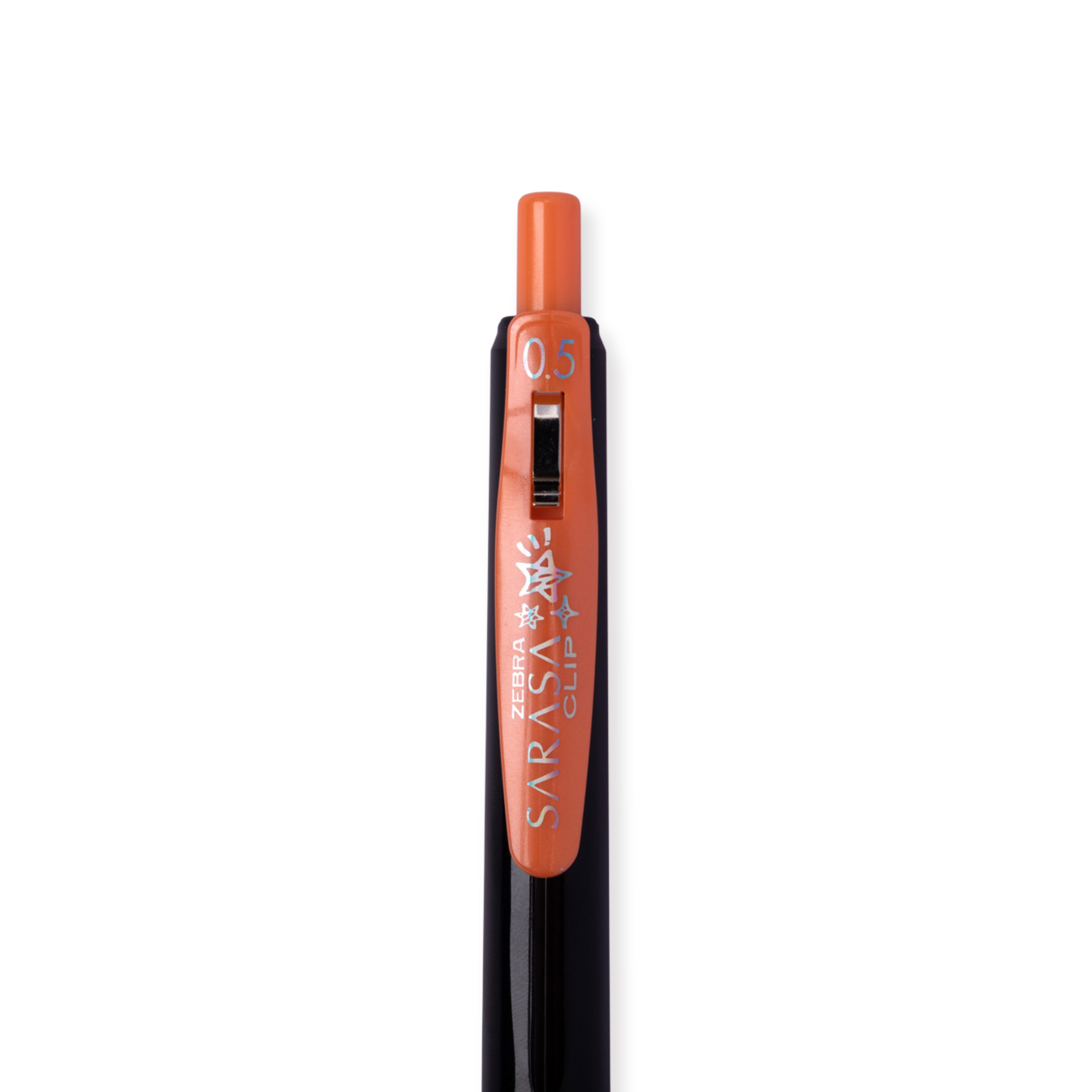 Zebra Sarasa Deco Shine Metallic Pen - 0.5mm -  Shiny Orange - Stationery Pal