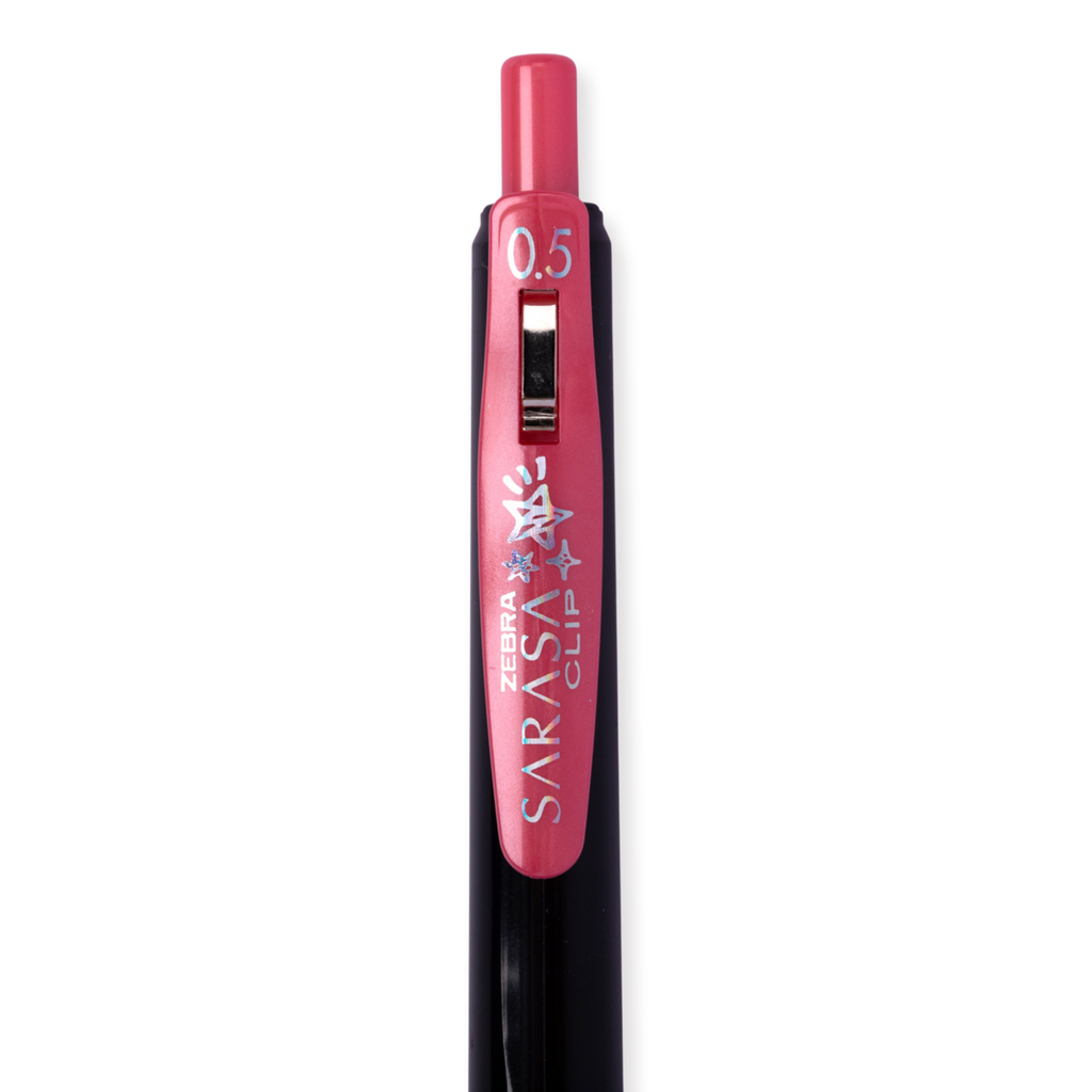 Zebra Sarasa Deco Shine Metallic Pen - 0.5mm -  Shiny Red - Stationery Pal