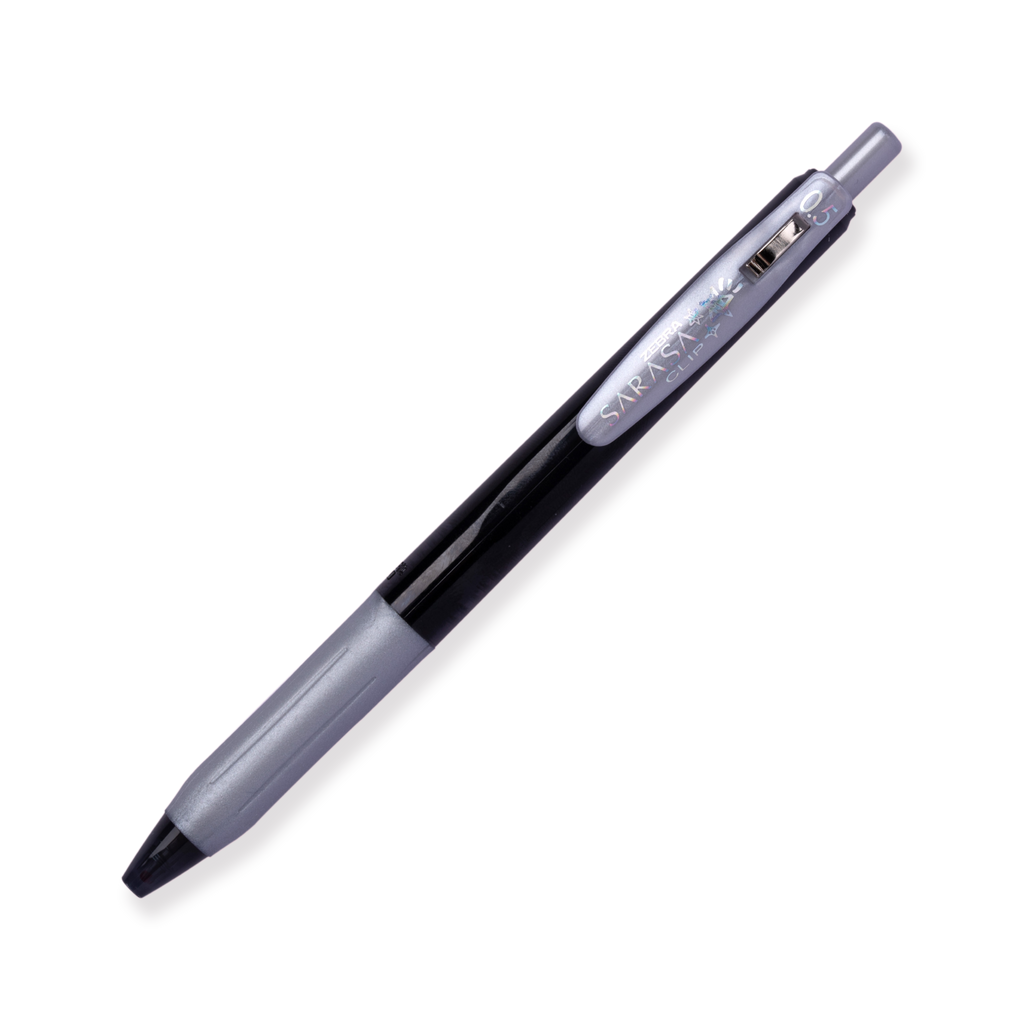 Zebra Sarasa Deco Shine Metallic Pen - 0.5mm -  Silver - Stationery Pal