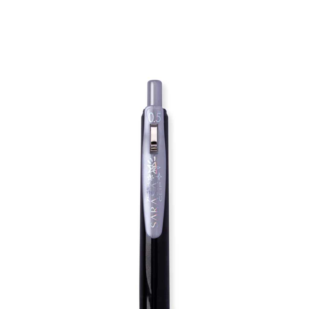 Zebra Sarasa Deco Shine Metallic Pen - 0.5mm -  Silver - Stationery Pal
