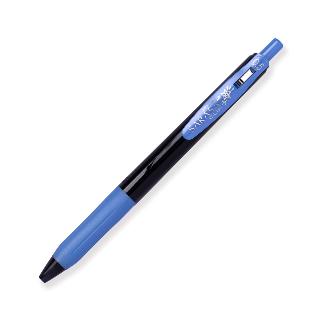 Zebra Sarasa Deco Shine Metallic Pen - 0.5mm -  Shiny Royal Blue - Stationery Pal