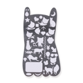 Cat Drawing Stencil Metal Ruler - Stationery Pal