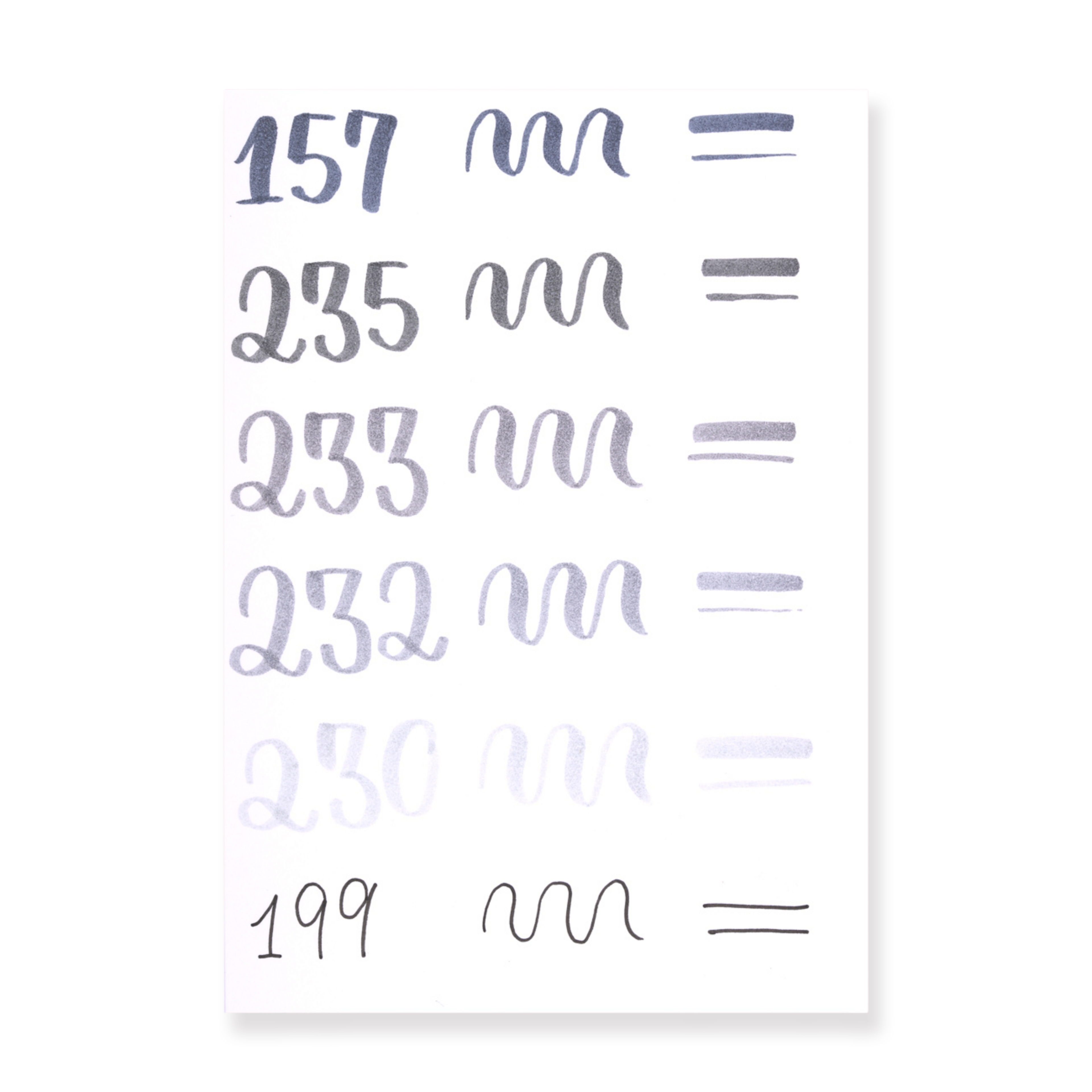 Faber-Castell Pitt Artist Brush Pen - Set of 12 - Gray - Stationery Pal
