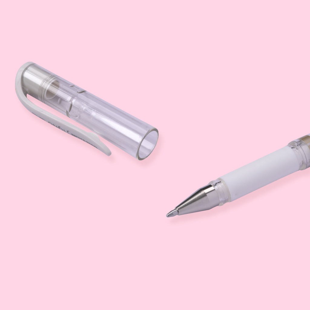 Uni-ball Signo Broad UM-153 Gel Pen - White Ink - Stationery Pal