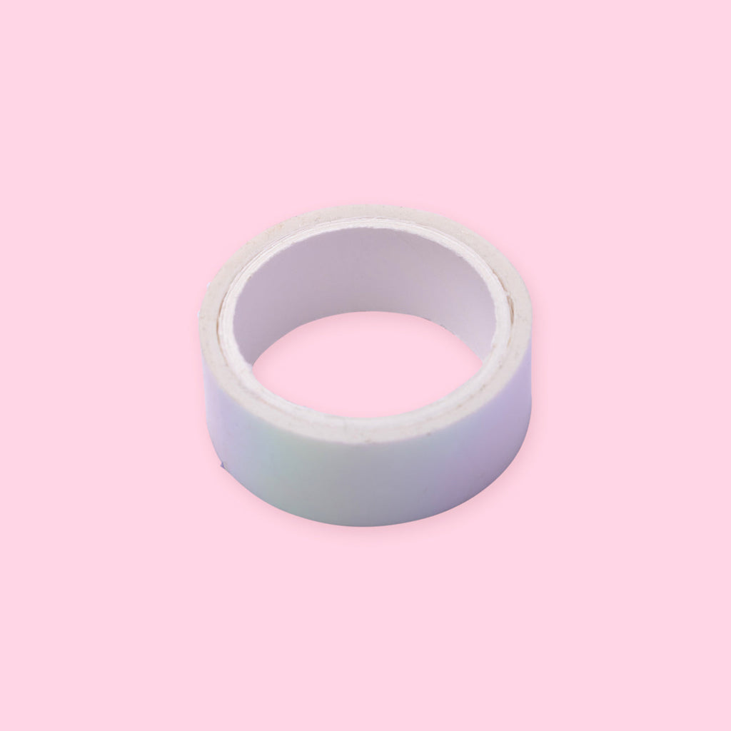 Holographic Washi Tape - White - Stationery Pal