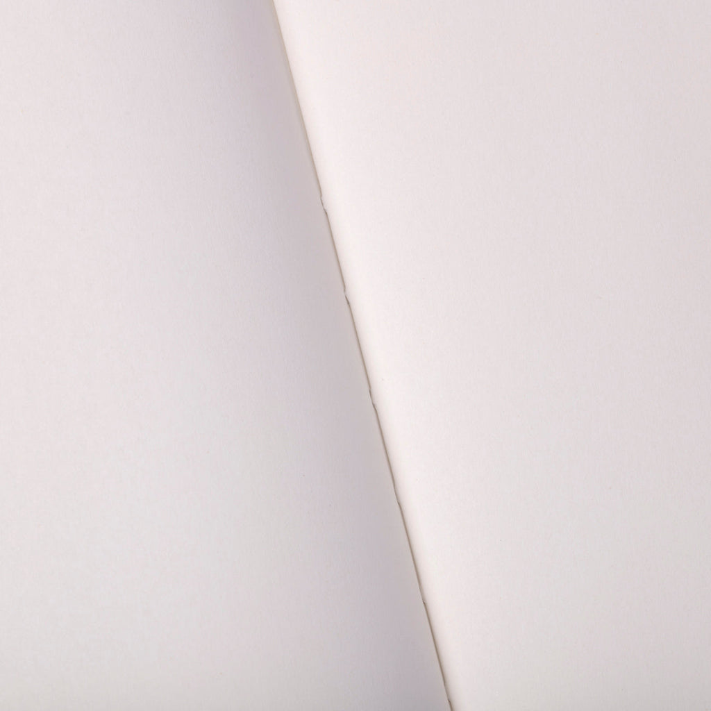 Leather Constellation Pattern Notebook - White - Stationery Pal