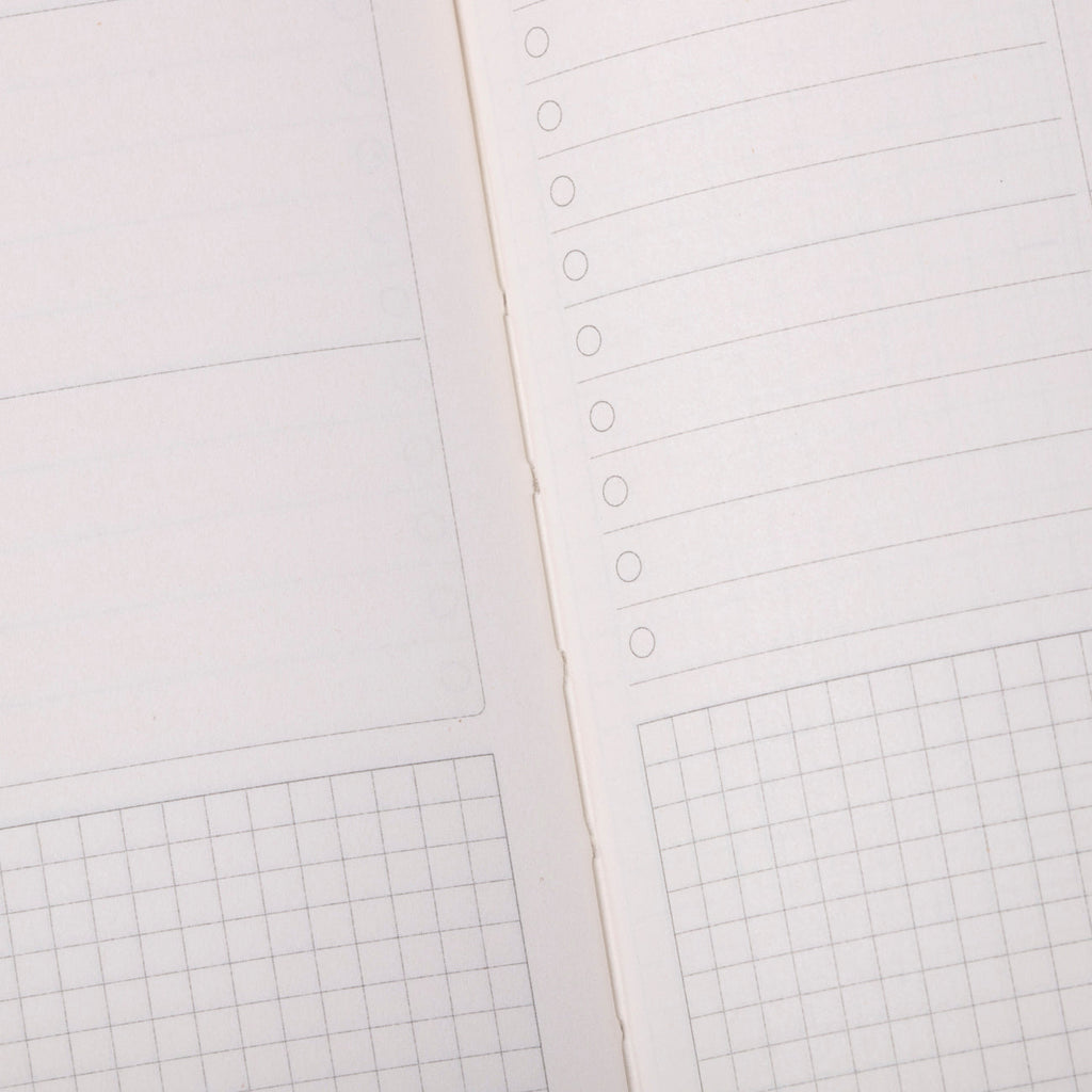 Leather Constellation Pattern Notebook - White - Stationery Pal