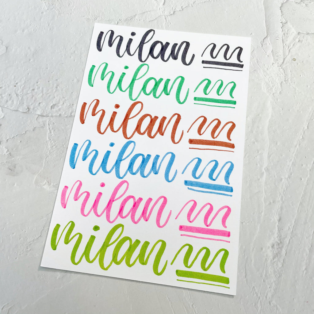 Milan Erasable Fibrepens - 11 Fibrepens + 1 Eraser - Stationery Pal