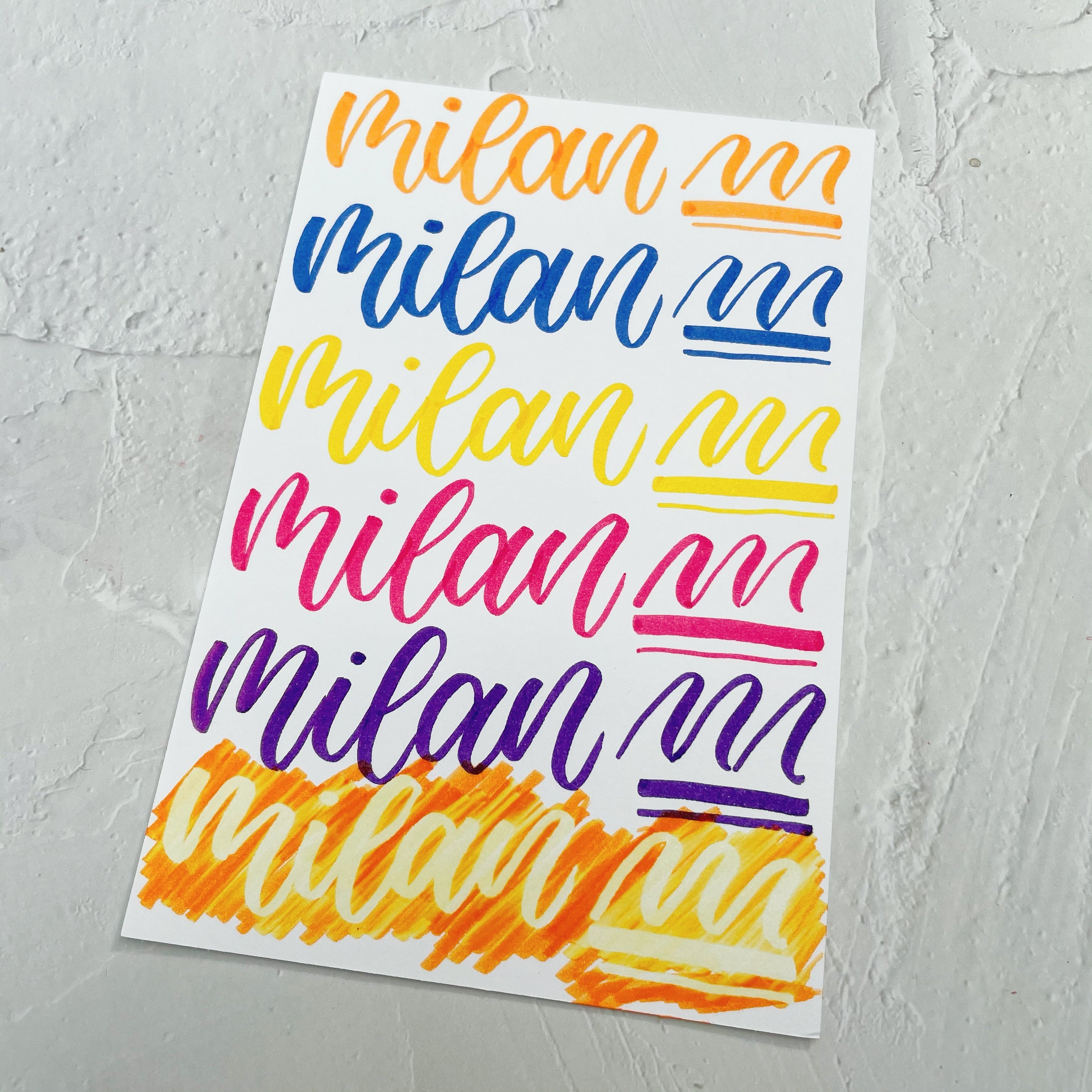 Milan Erasable Fibrepens - 11 Fibrepens + 1 Eraser - Stationery Pal