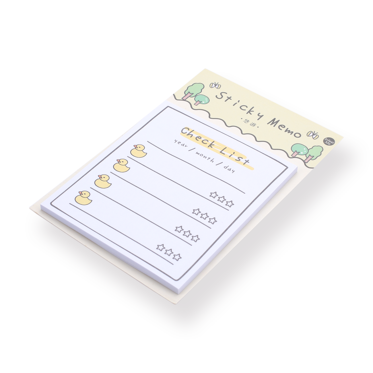 Kawaii Sticky Memo - Checklist - Stationery Pal