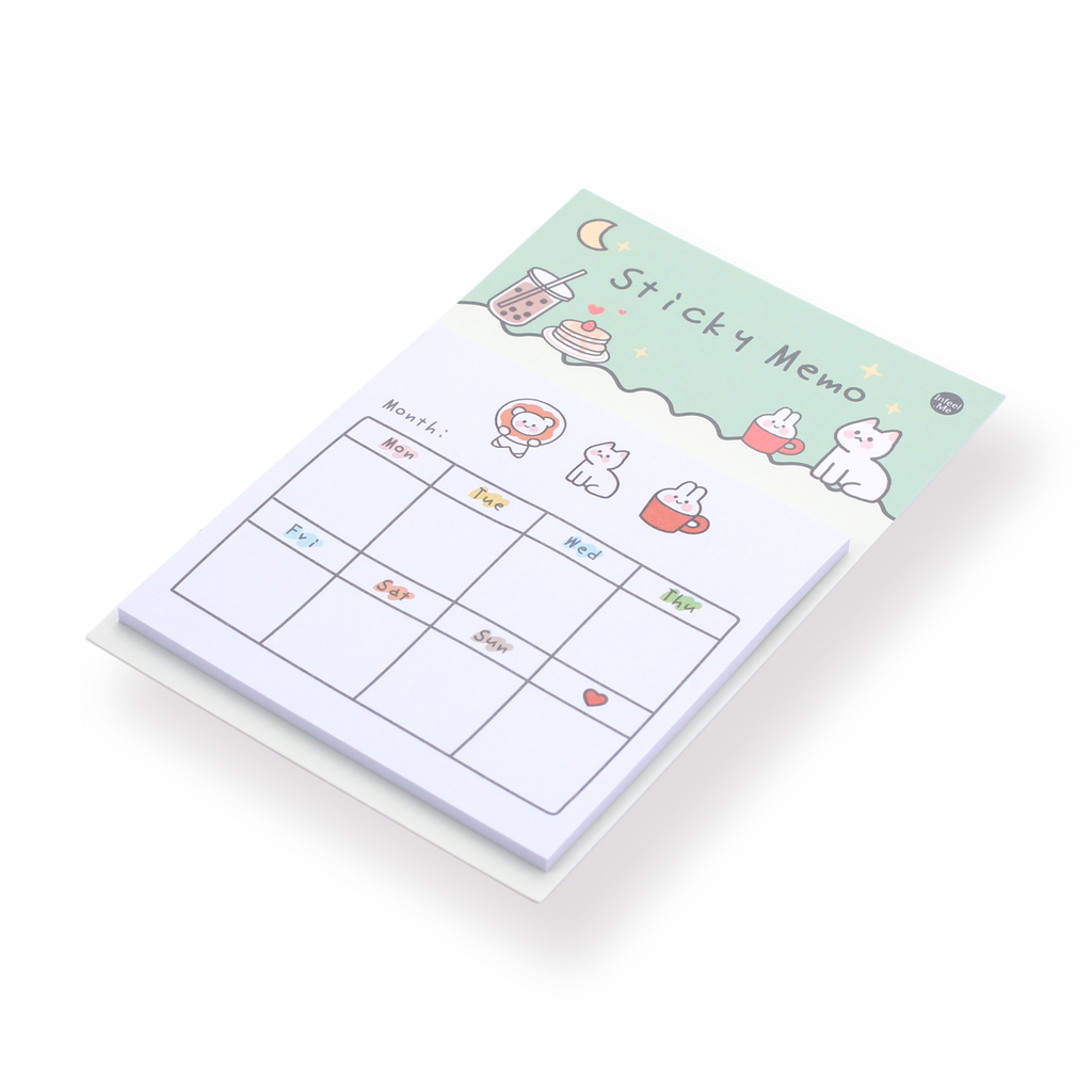 Kawaii Sticky Memo - Daily Plan - Stationery Pal