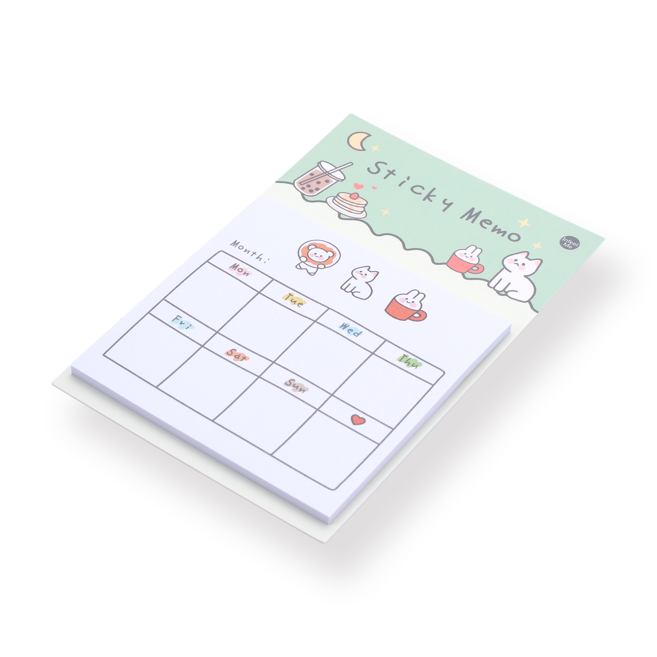 Kawaii Sticky Memo - Daily Plan - Stationery Pal