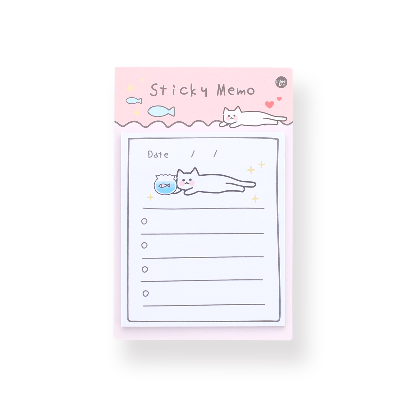 Kawaii Sticky Memo - Daily To Do List - Stationery Pal