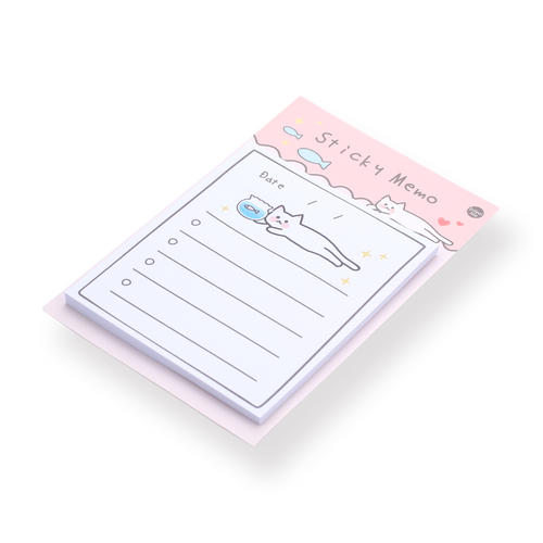 Kawaii Sticky Memo - Daily To Do List - Stationery Pal