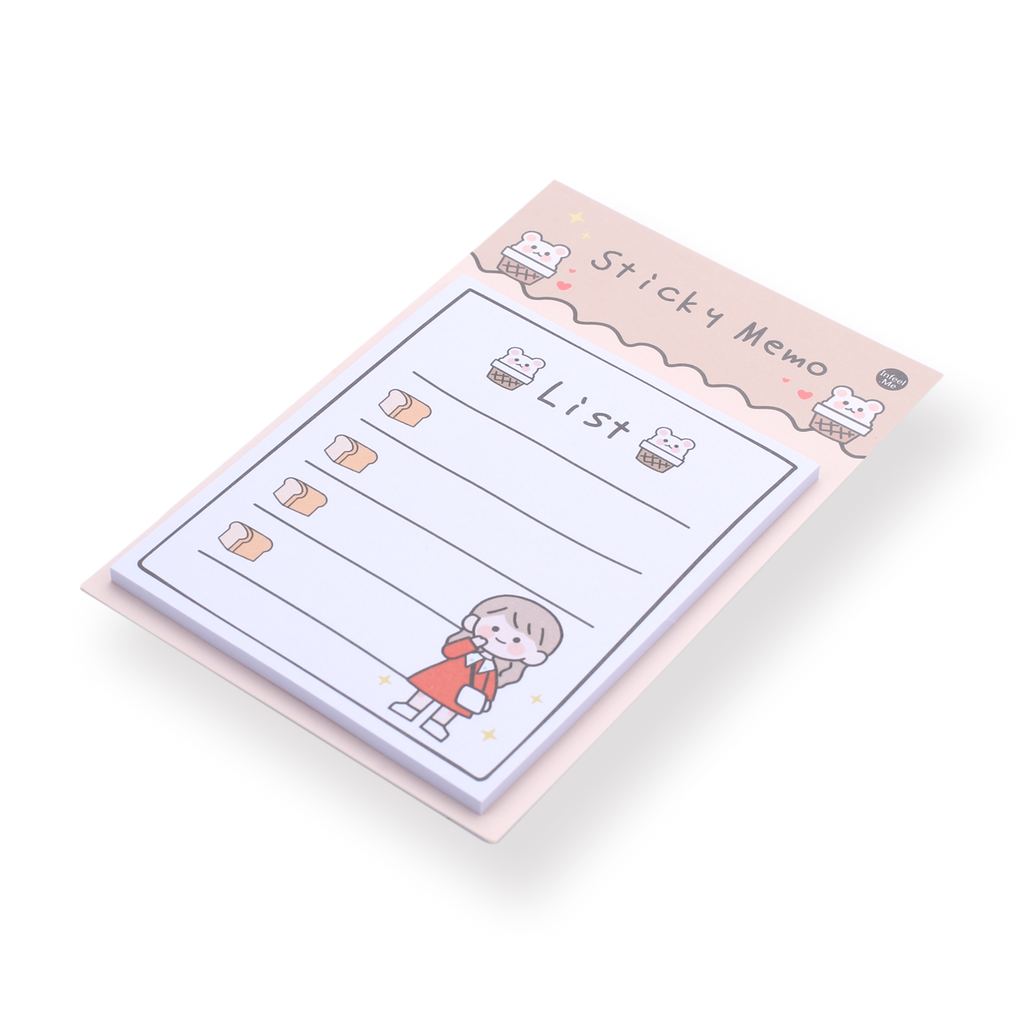 Kawaii Sticky Memo - List - Stationery Pal