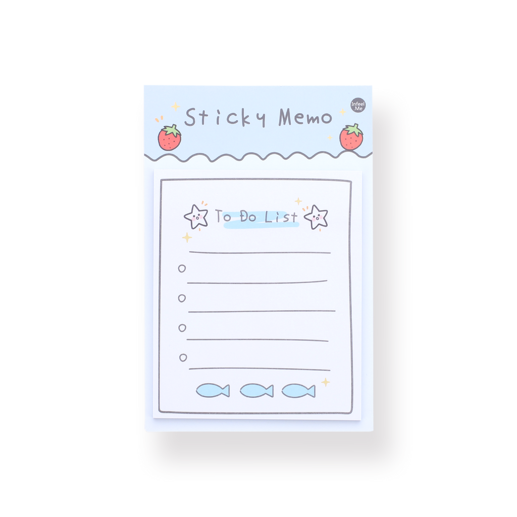 Kawaii Sticky Memo - To Do List - Stationery Pal