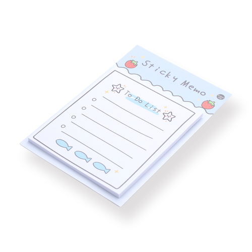 Kawaii Sticky Memo - To Do List - Stationery Pal