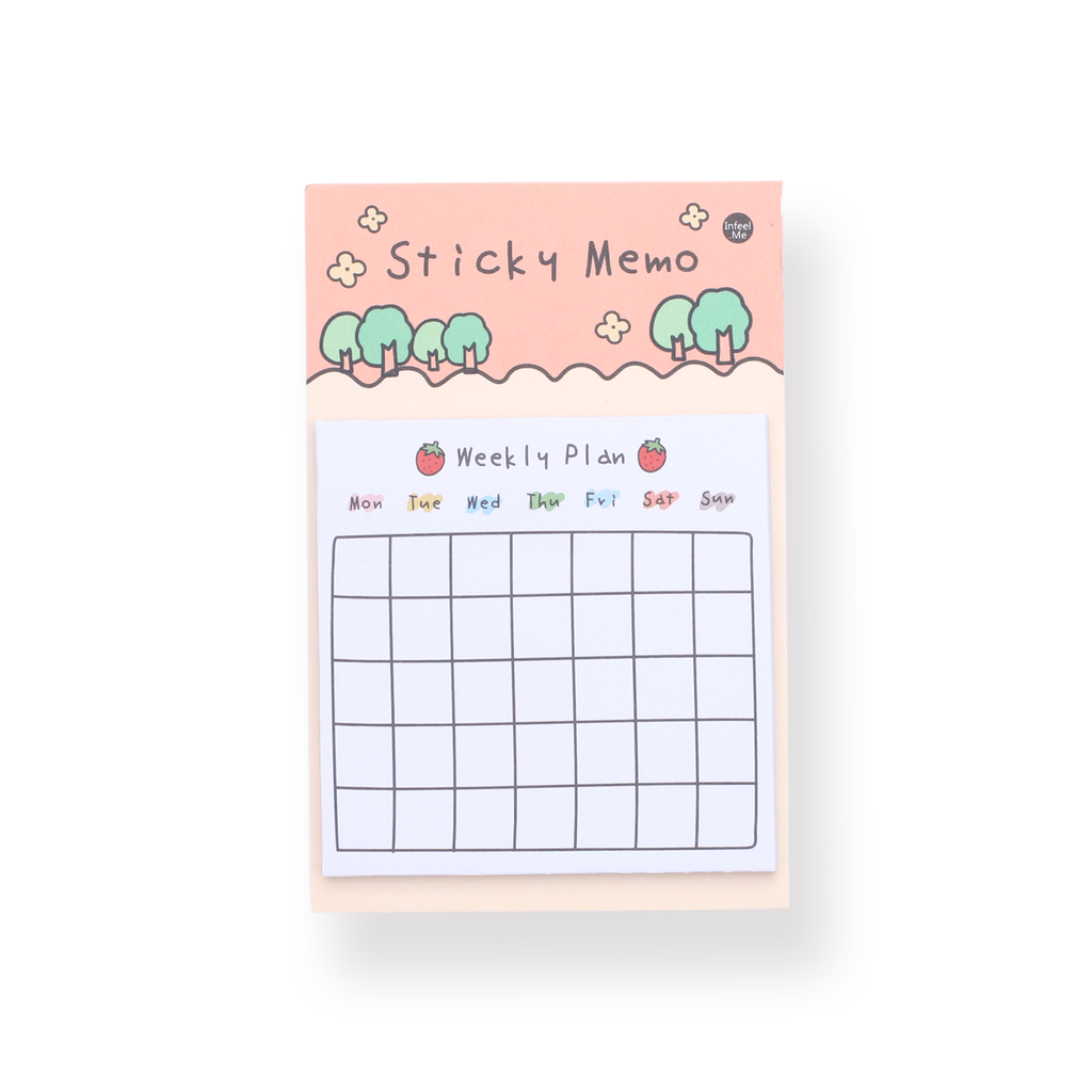 Kawaii Sticky Memo - Weekly Plan - Stationery Pal