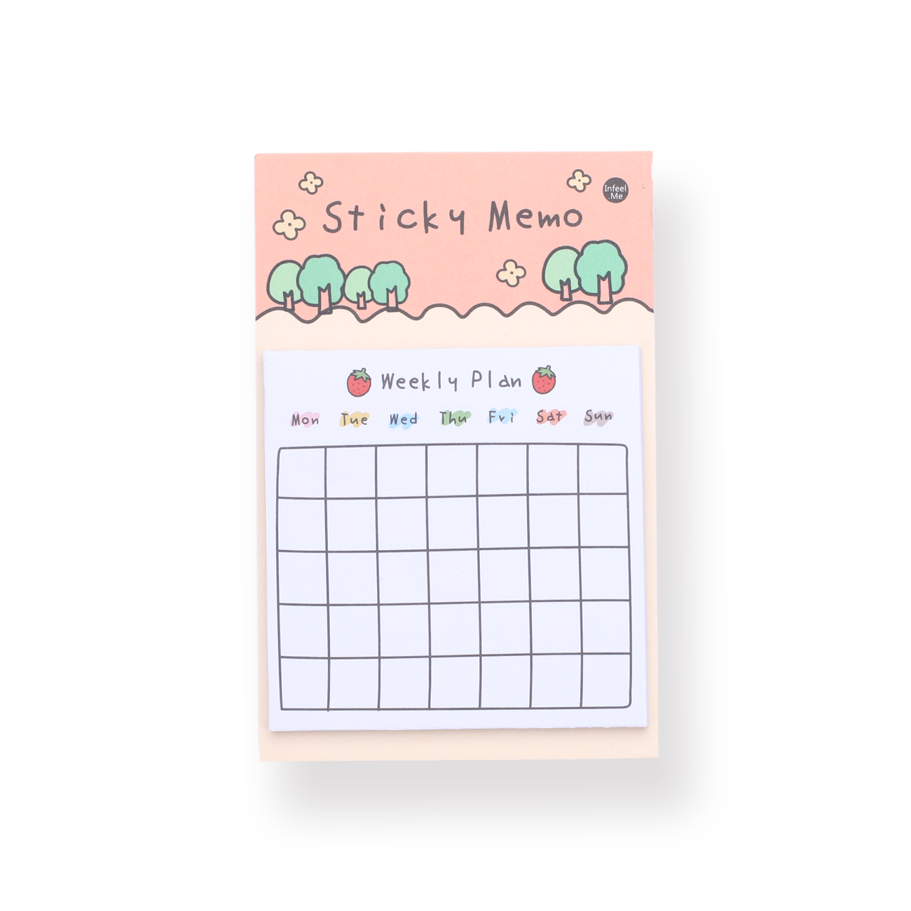 Kawaii Sticky Memo - Weekly Plan - Stationery Pal