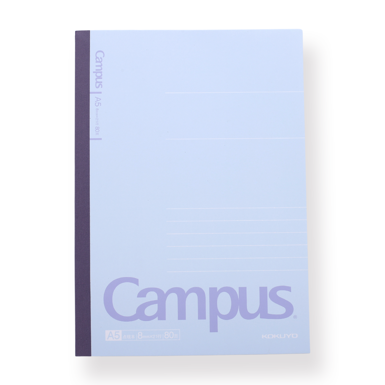 Kokuyo Campus Notebook - A5 - 8 mm Ruled - Blue - Stationery Pal