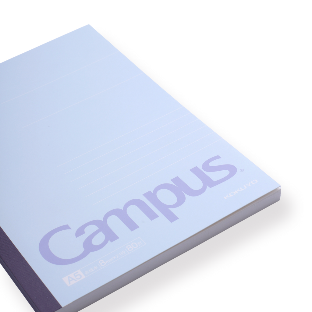 Kokuyo Campus Notebook - A5 - 8 mm Ruled - Blue - Stationery Pal