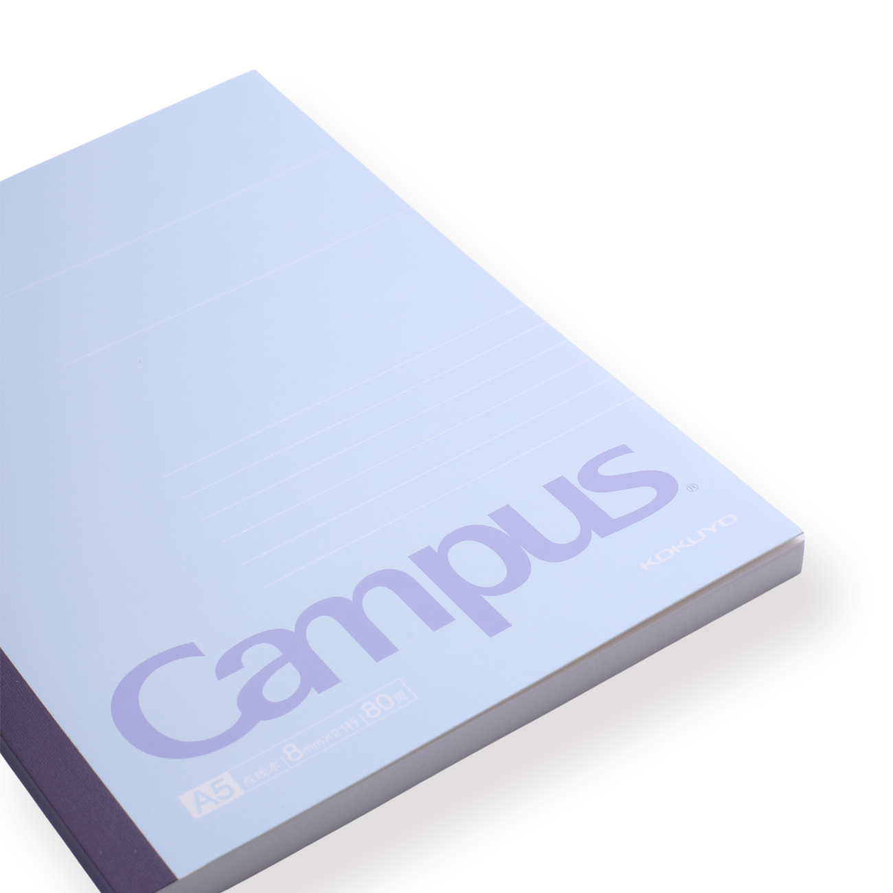 Kokuyo Campus Notebook - A5 - 8 mm Ruled - Blue - Stationery Pal