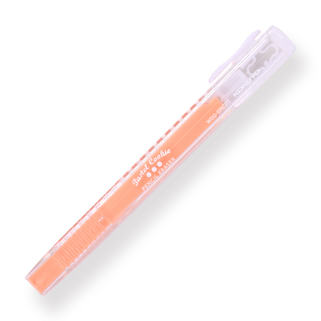 Kokuyo Pencil Eraser - Peach Sorbet - Stationery Pal