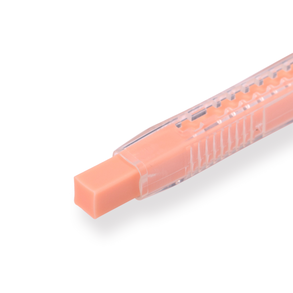 Kokuyo Pencil Eraser - Peach Sorbet - Stationery Pal