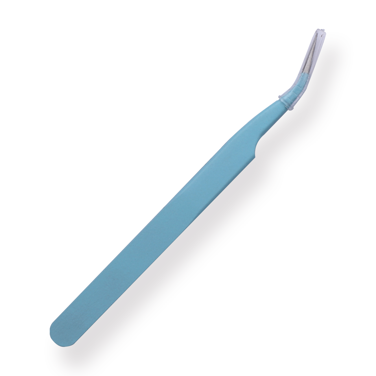 Macaron Curved Pointed Tweezer - Blue - Stationery Pal