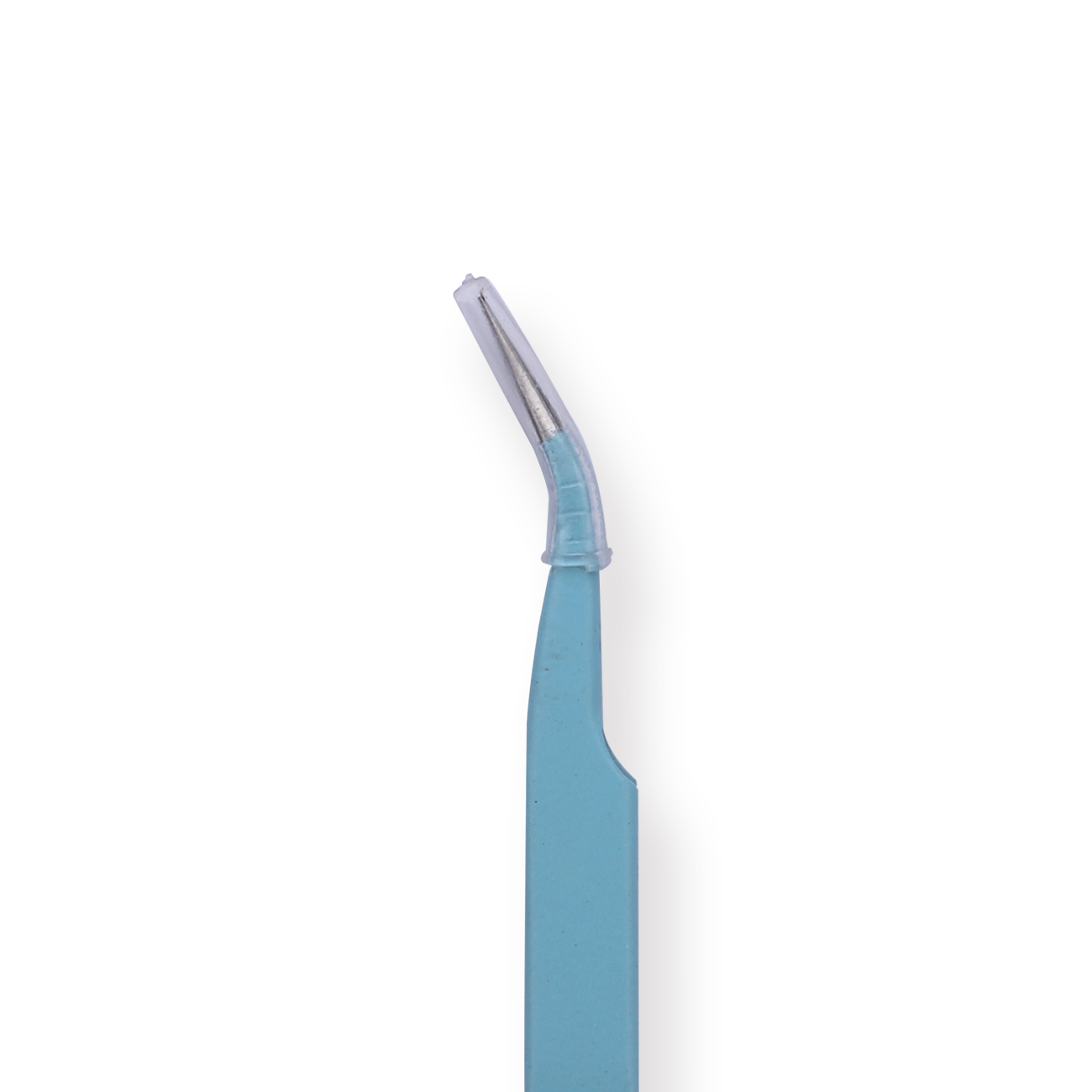 Macaron Curved Pointed Tweezer - Blue - Stationery Pal