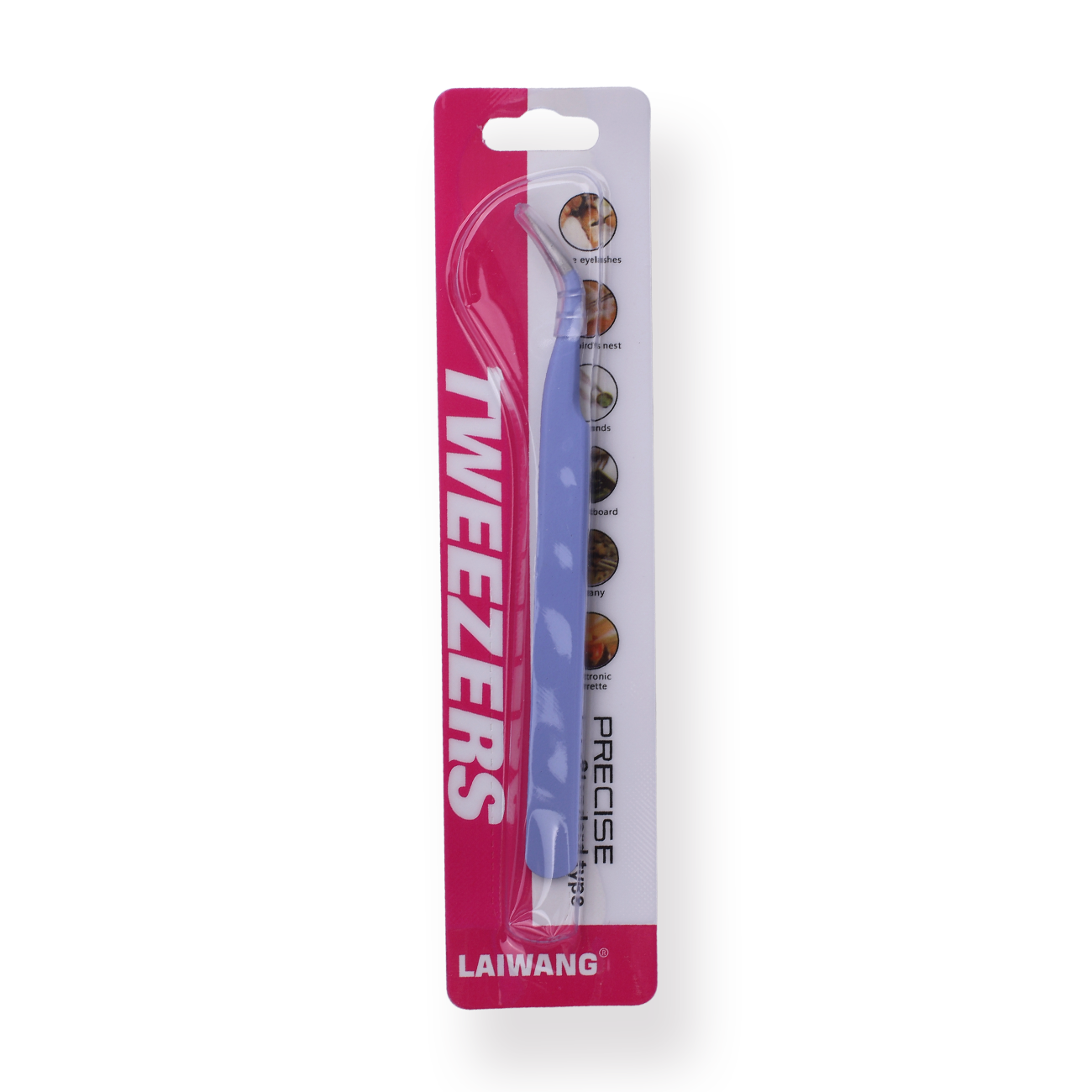 Macaron Curved Pointed Tweezer - Purple - Stationery Pal