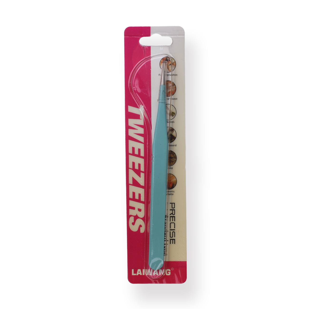 Macaron Straight Pointed Tweezer - Blue - Stationery Pal