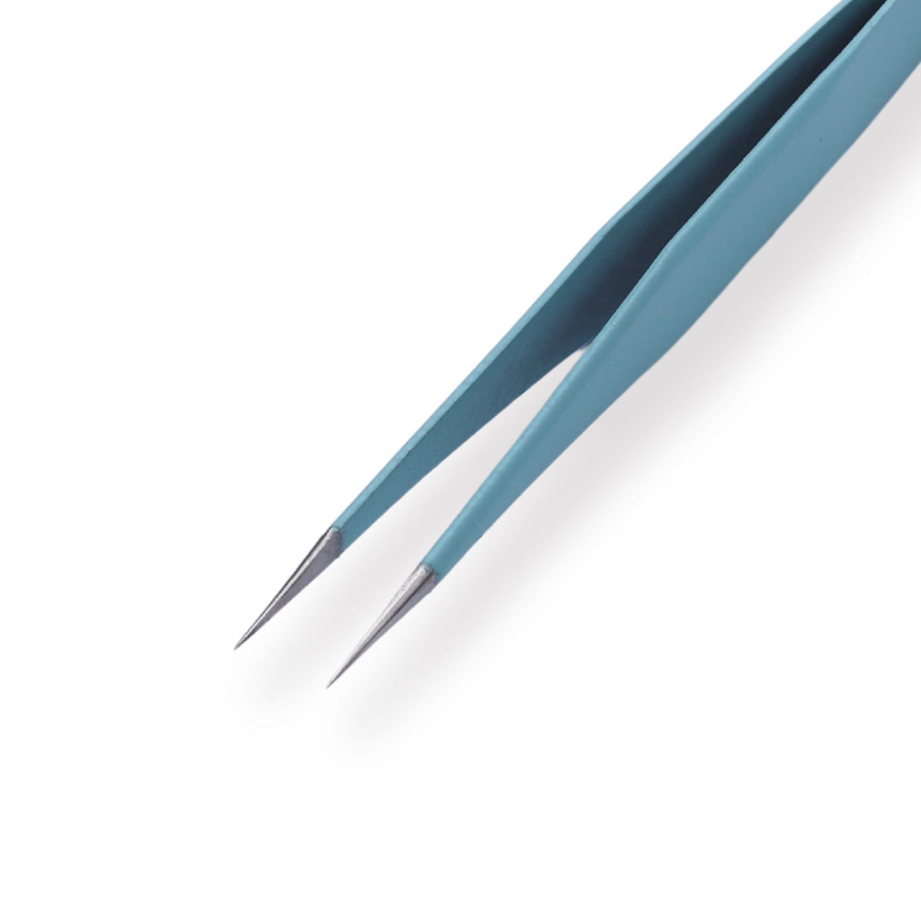 Macaron Straight Pointed Tweezer - Blue - Stationery Pal