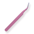 Macaron Curved Pointed Tweezer - Pink - Stationery Pal