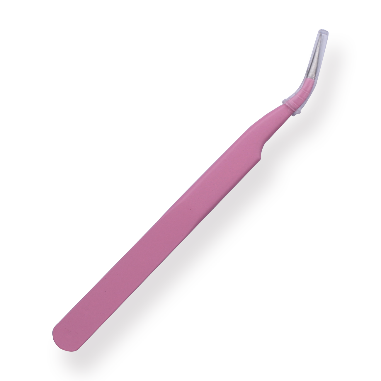 Macaron Curved Pointed Tweezer - Pink - Stationery Pal