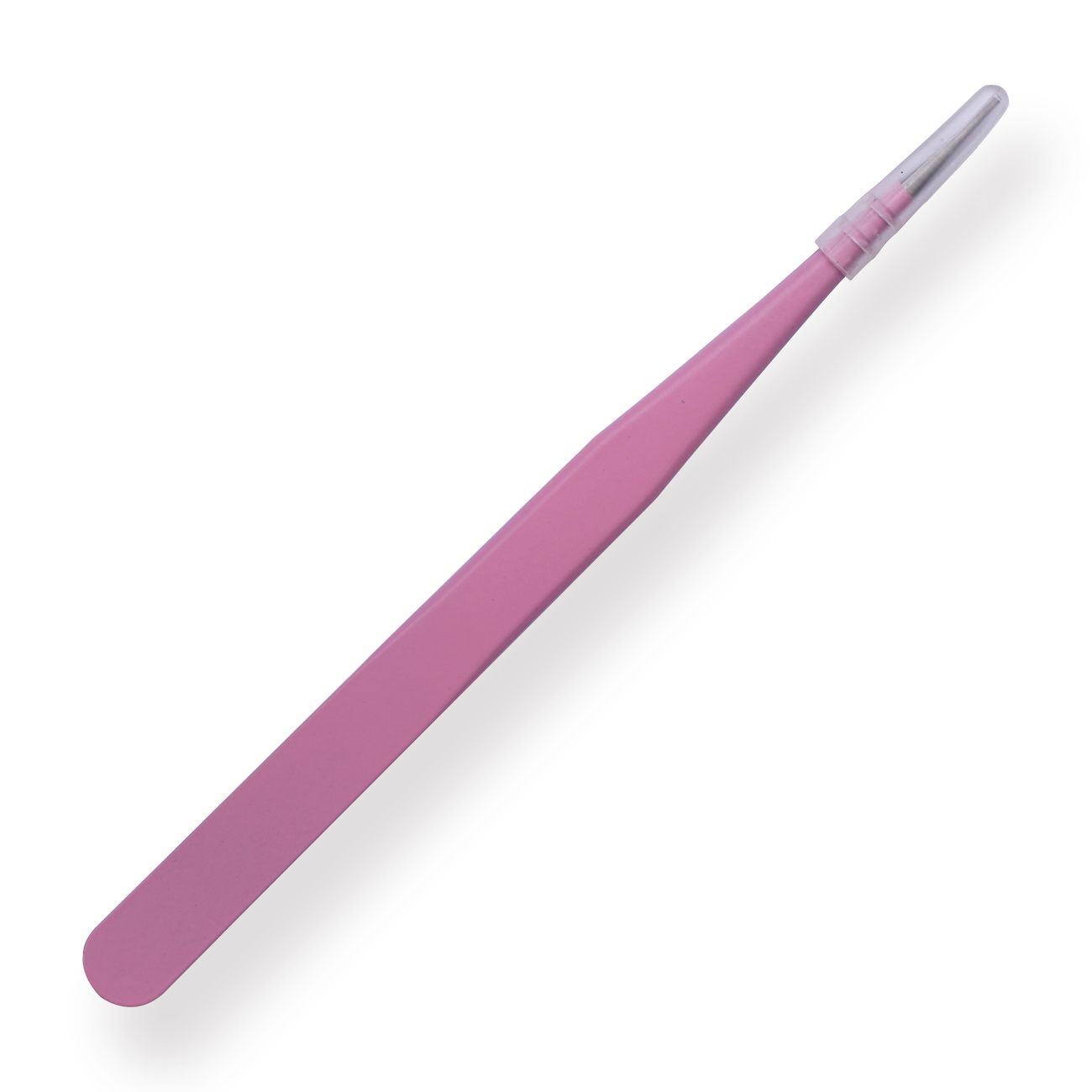 Macaron Straight Pointed Tweezer - Pink - Stationery Pal