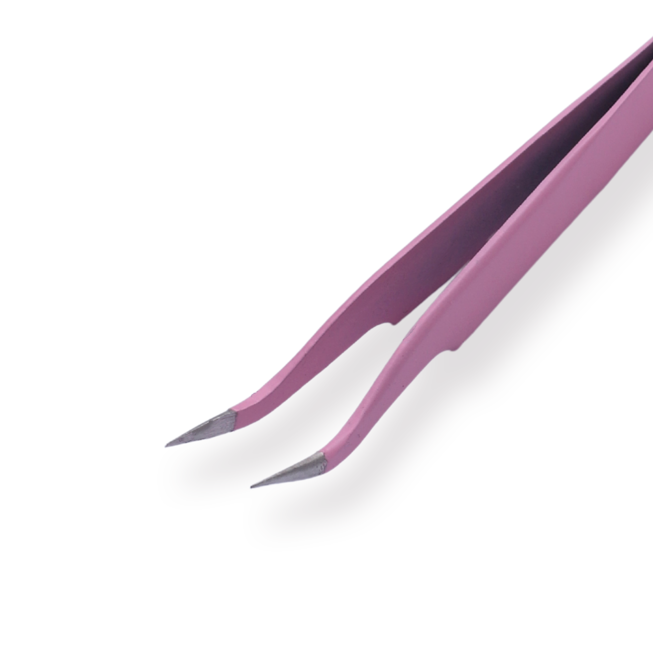 Macaron Curved Pointed Tweezer - Pink - Stationery Pal