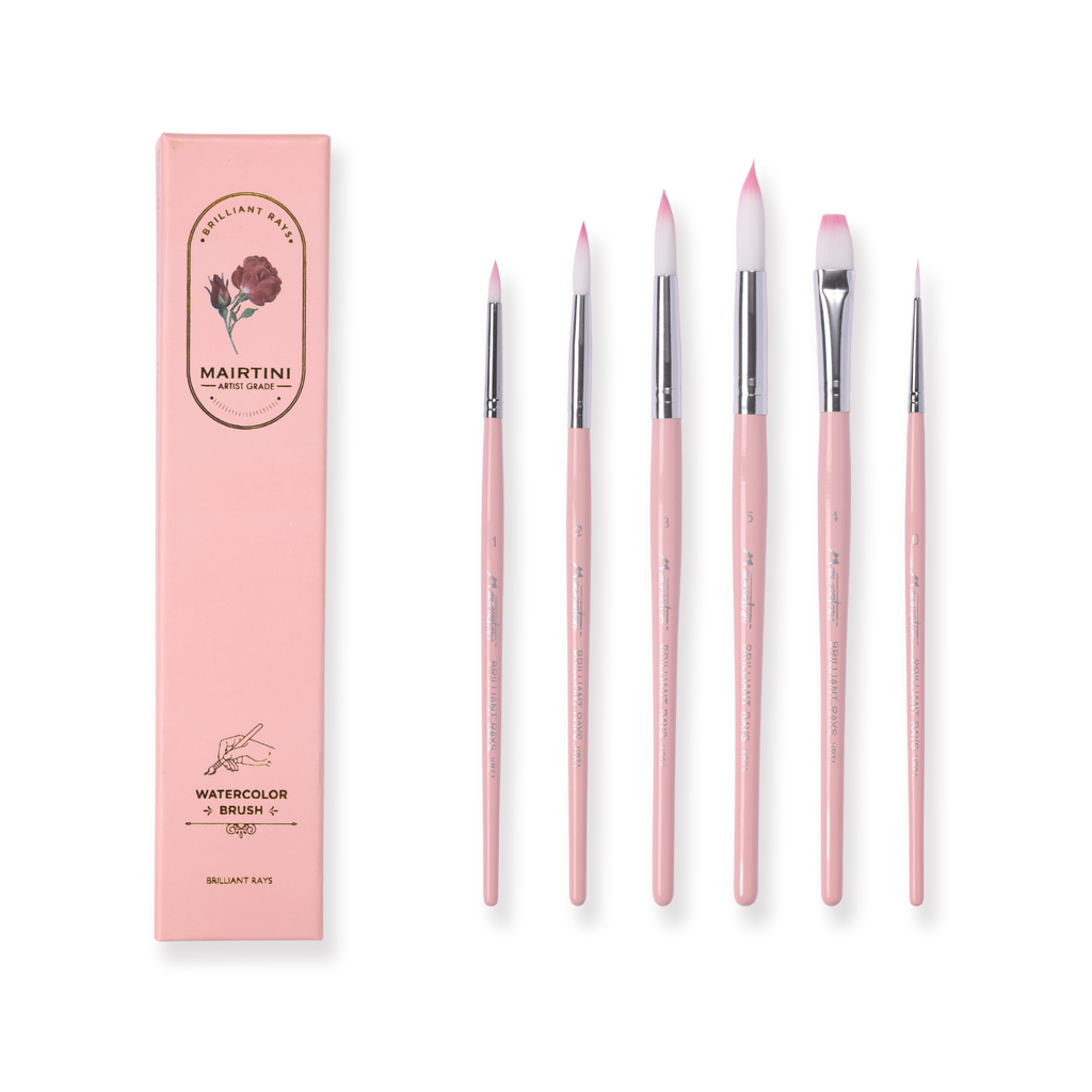 Mairtini Watercolor Brush - Set of 6 - Stationery Pal