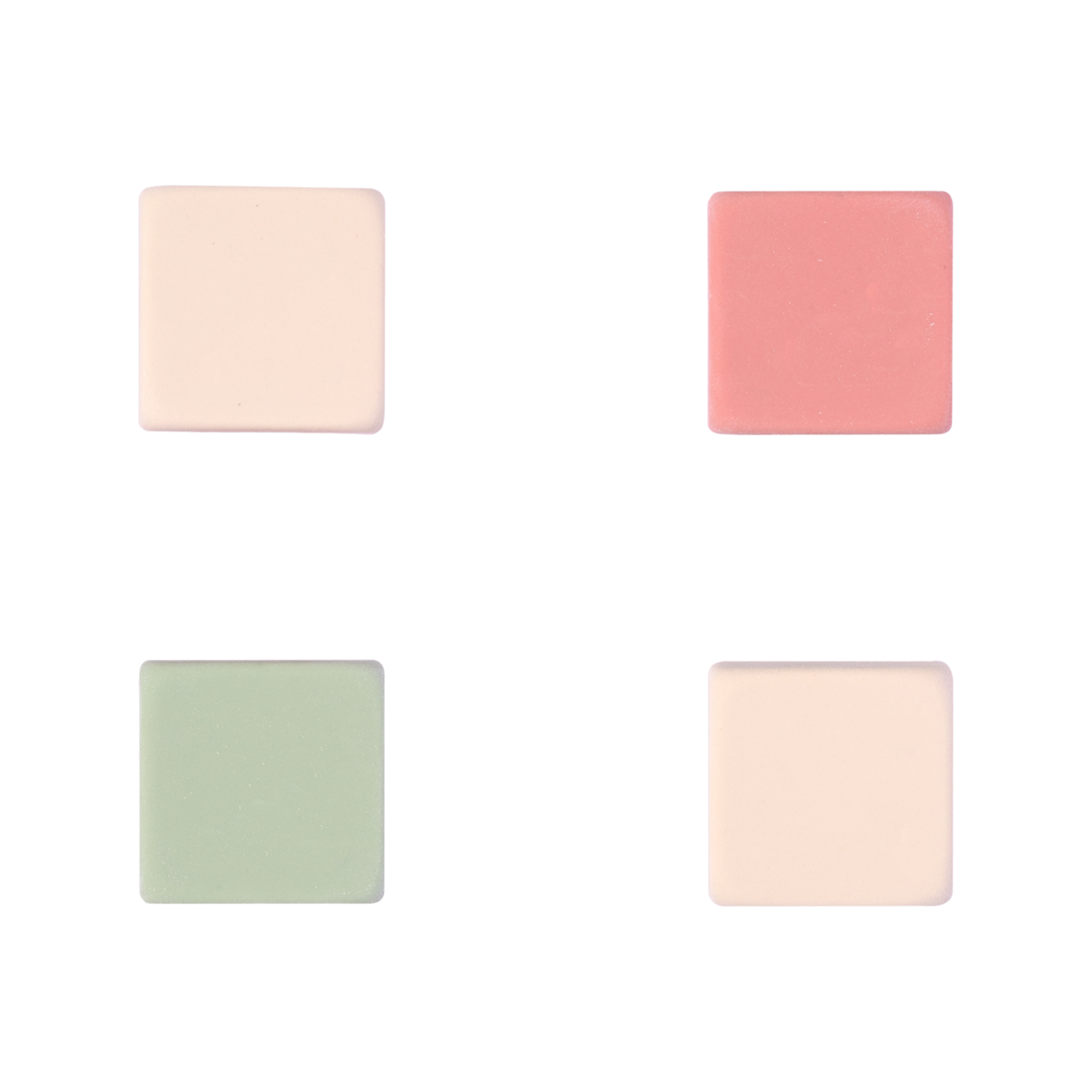 Milan Square Eraser 430 - Set of 4 - Stationery Pal