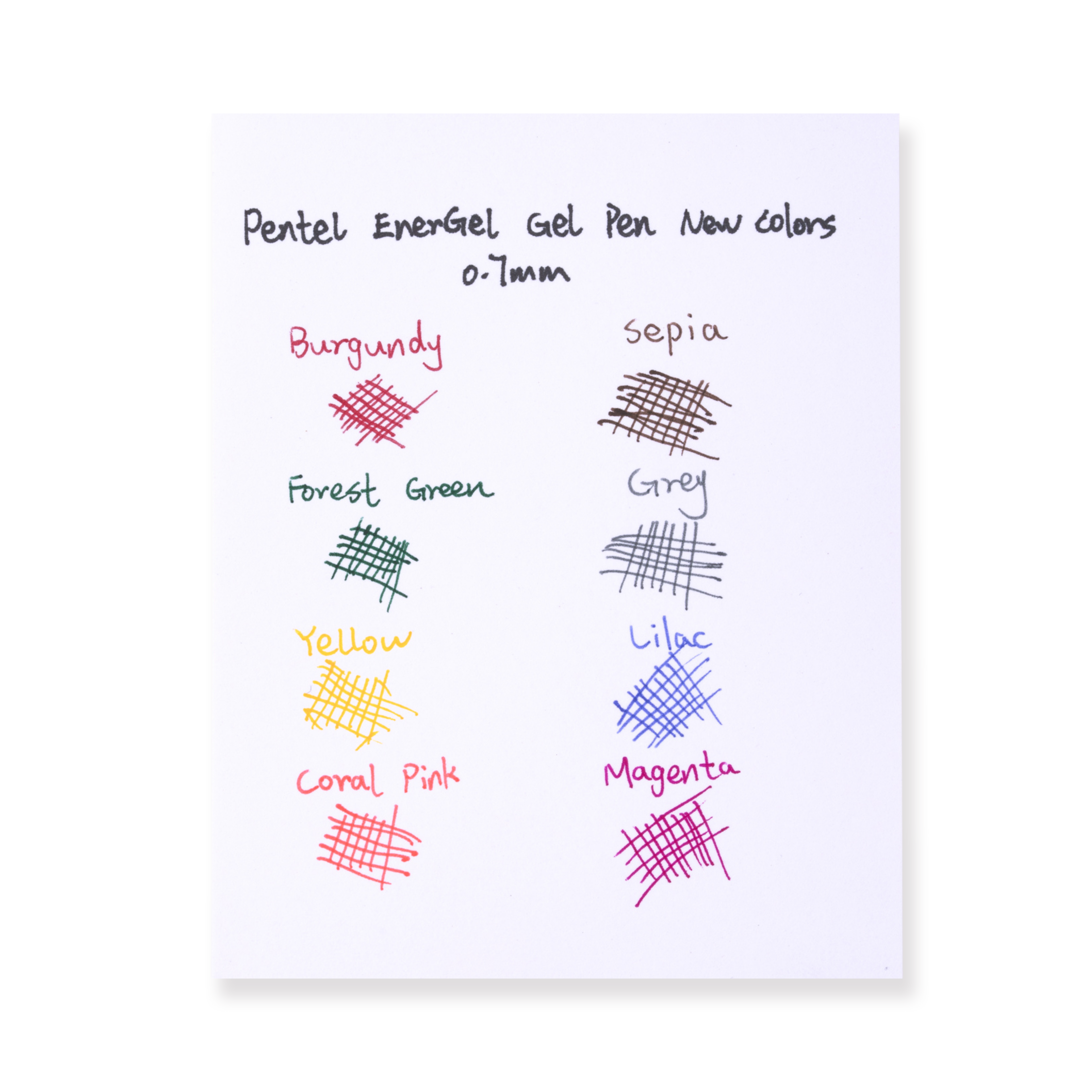 Pentel EnerGel RTX Gel Pen - Conical - 0.7 mm - Magenta - Stationery Pal
