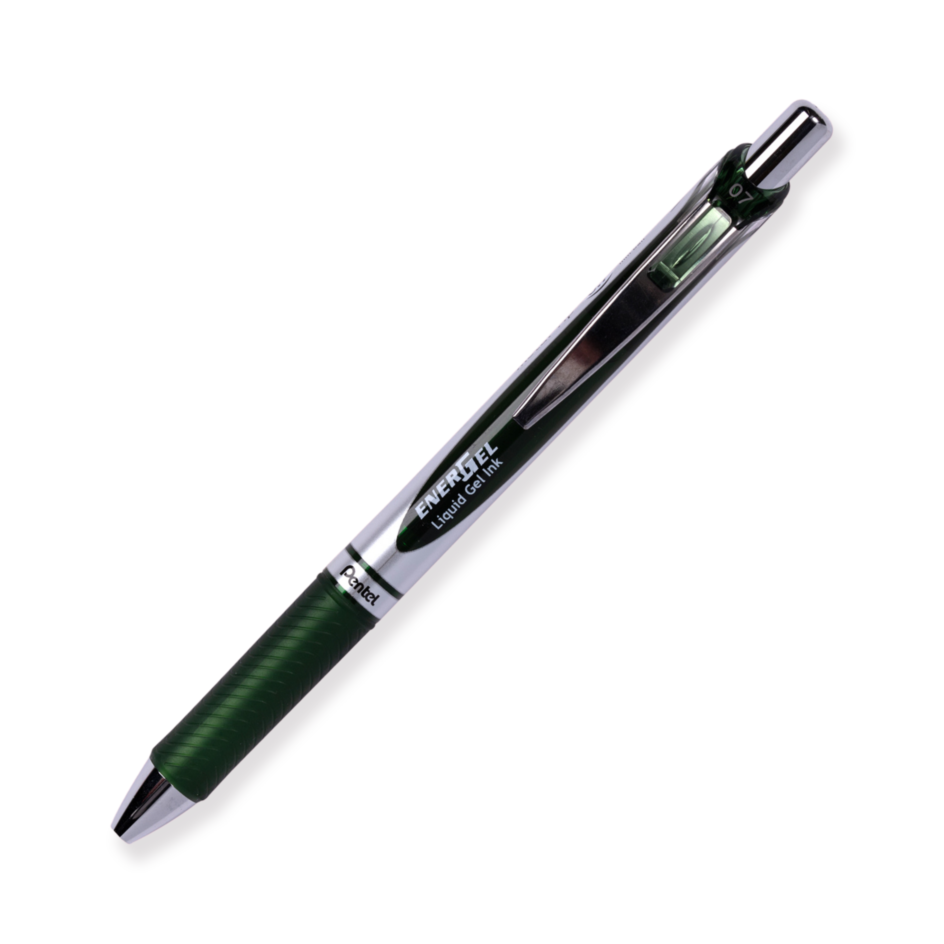 Pentel EnerGel RTX Gel Pen - Conical - 0.7 mm - Forest Green - Stationery Pal