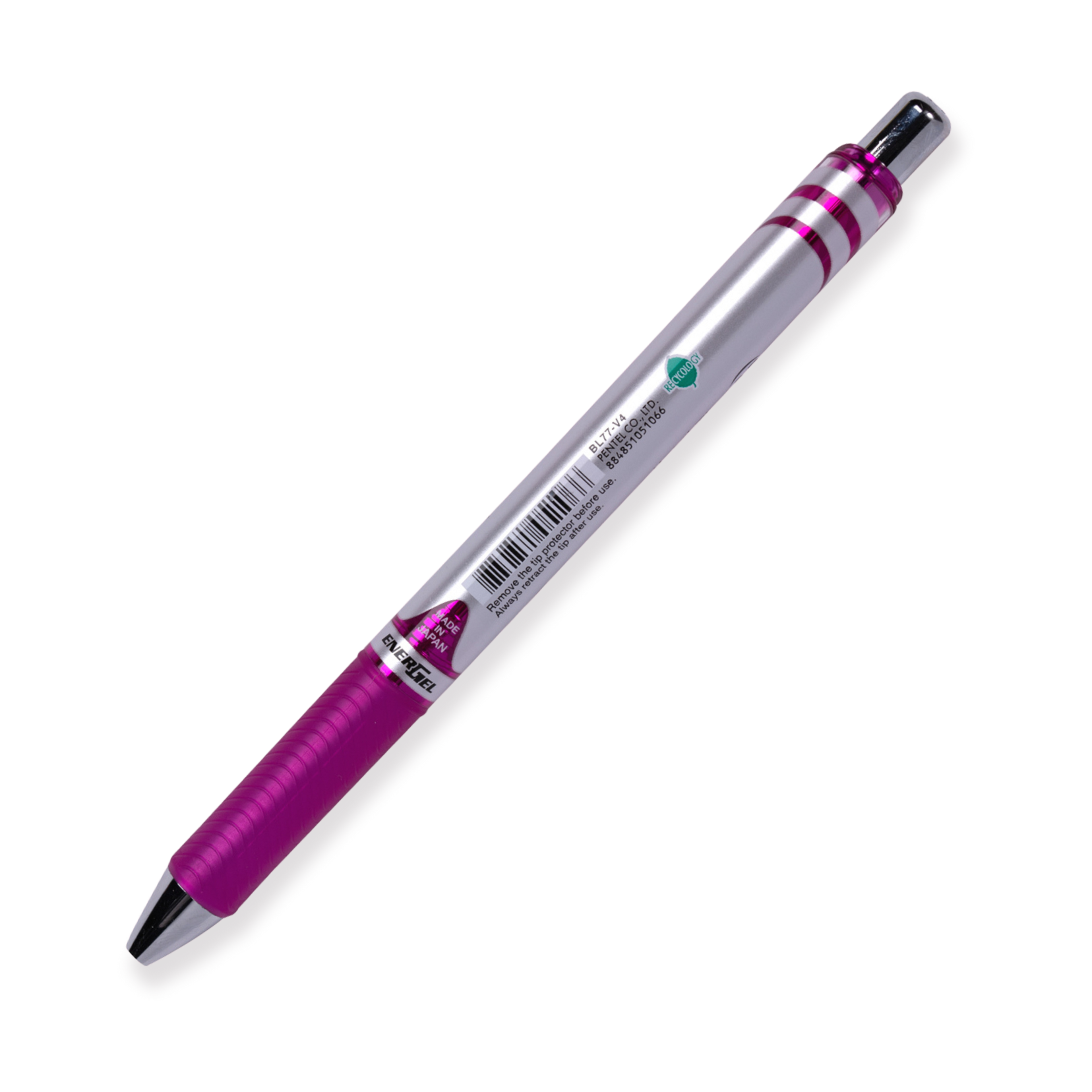 Pentel EnerGel RTX Gel Pen - Conical - 0.7 mm - Magenta - Stationery Pal