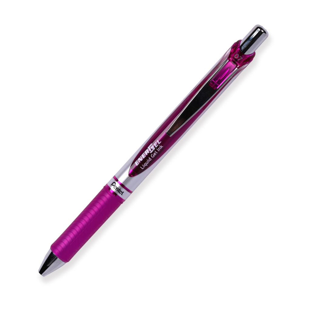Pentel EnerGel RTX Gel Pen - Conical - 0.7 mm - Magenta - Stationery Pal