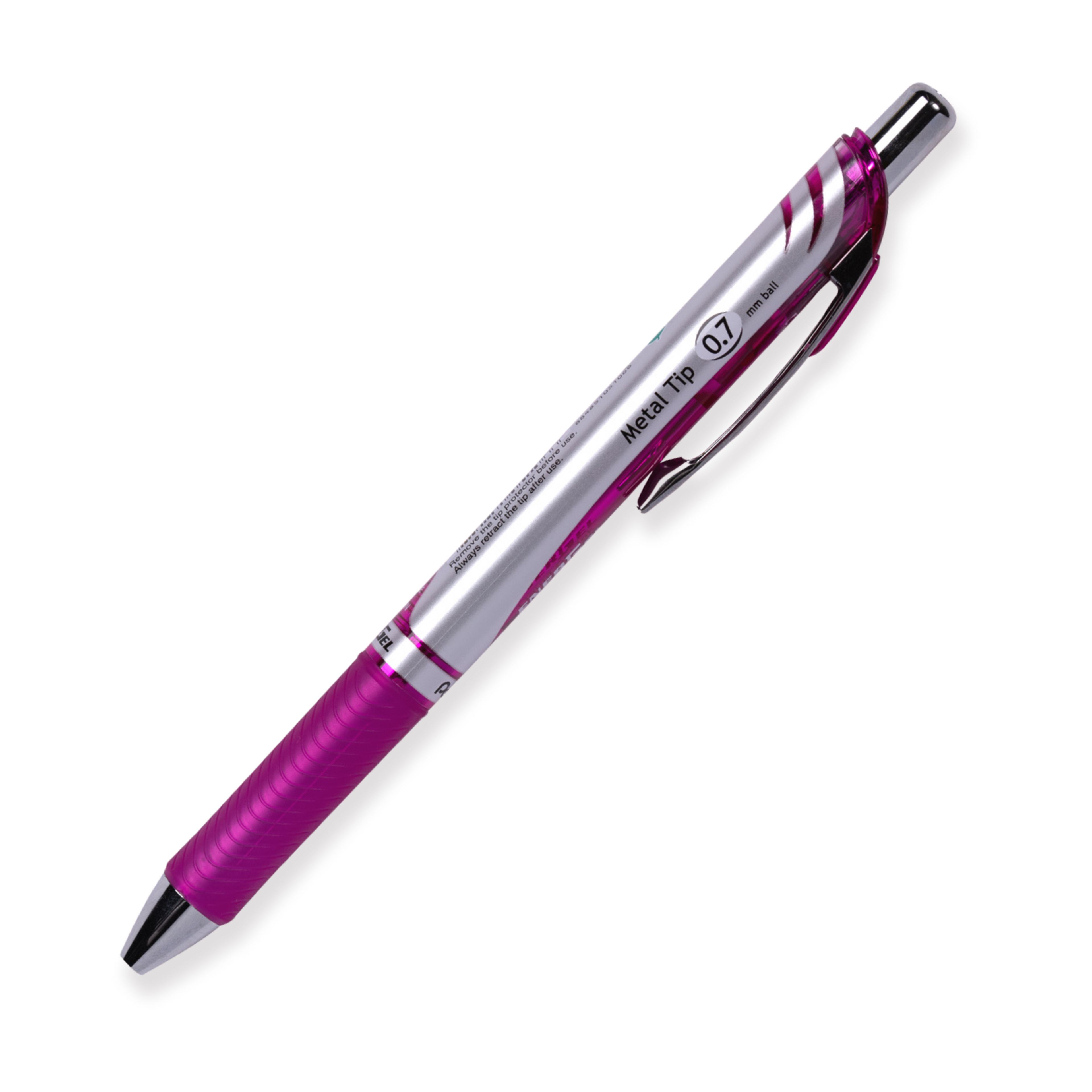 Pentel EnerGel RTX Gel Pen - Conical - 0.7 mm - Magenta - Stationery Pal