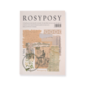 Rosy Posy Scrapbooking Paper Pad - Beige - Stationery Pal