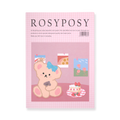 Rosy Posy Scrapbooking Paper Pad - Pink - Stationery Pal