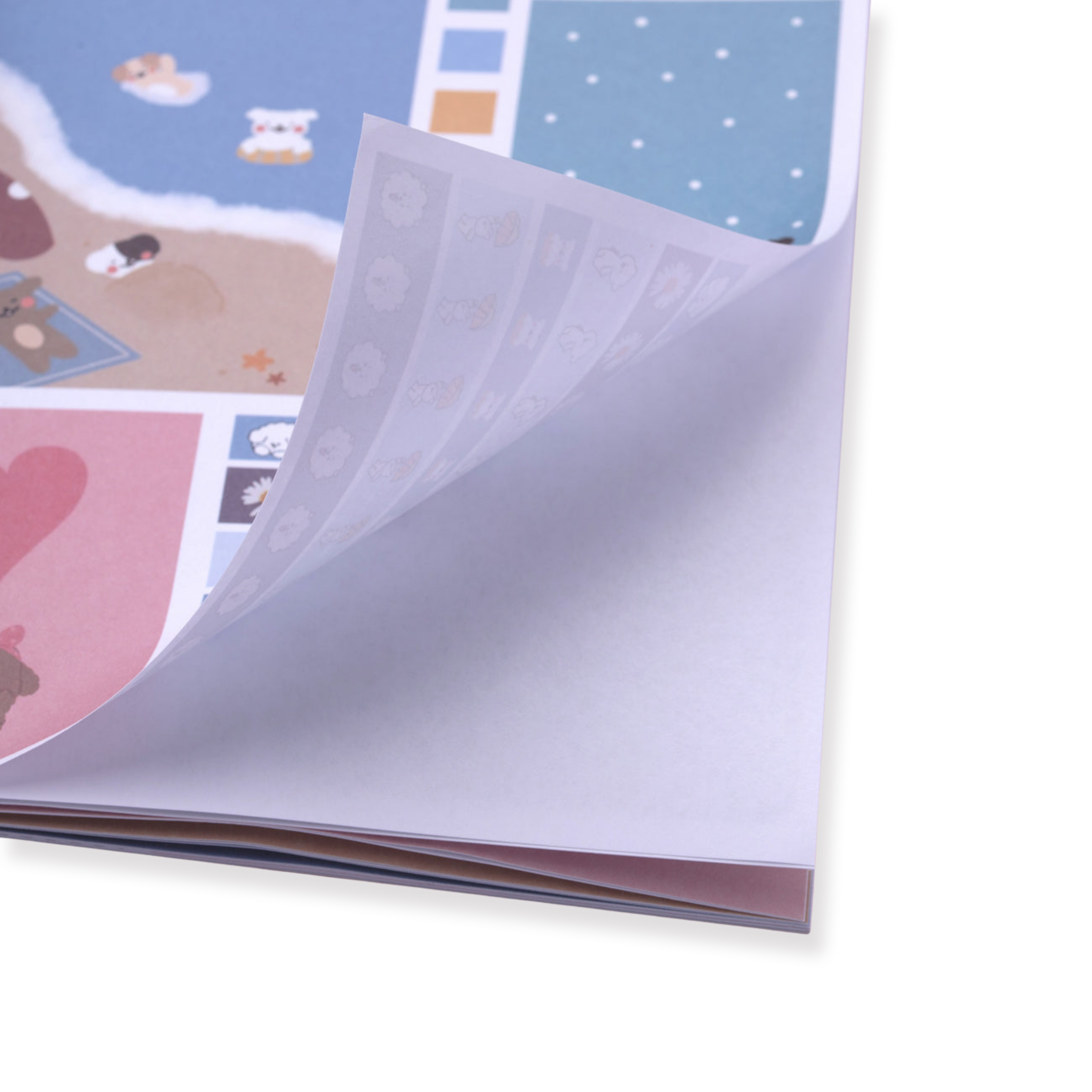 Rosy Posy Scrapbooking Paper Pad - Pink - Stationery Pal