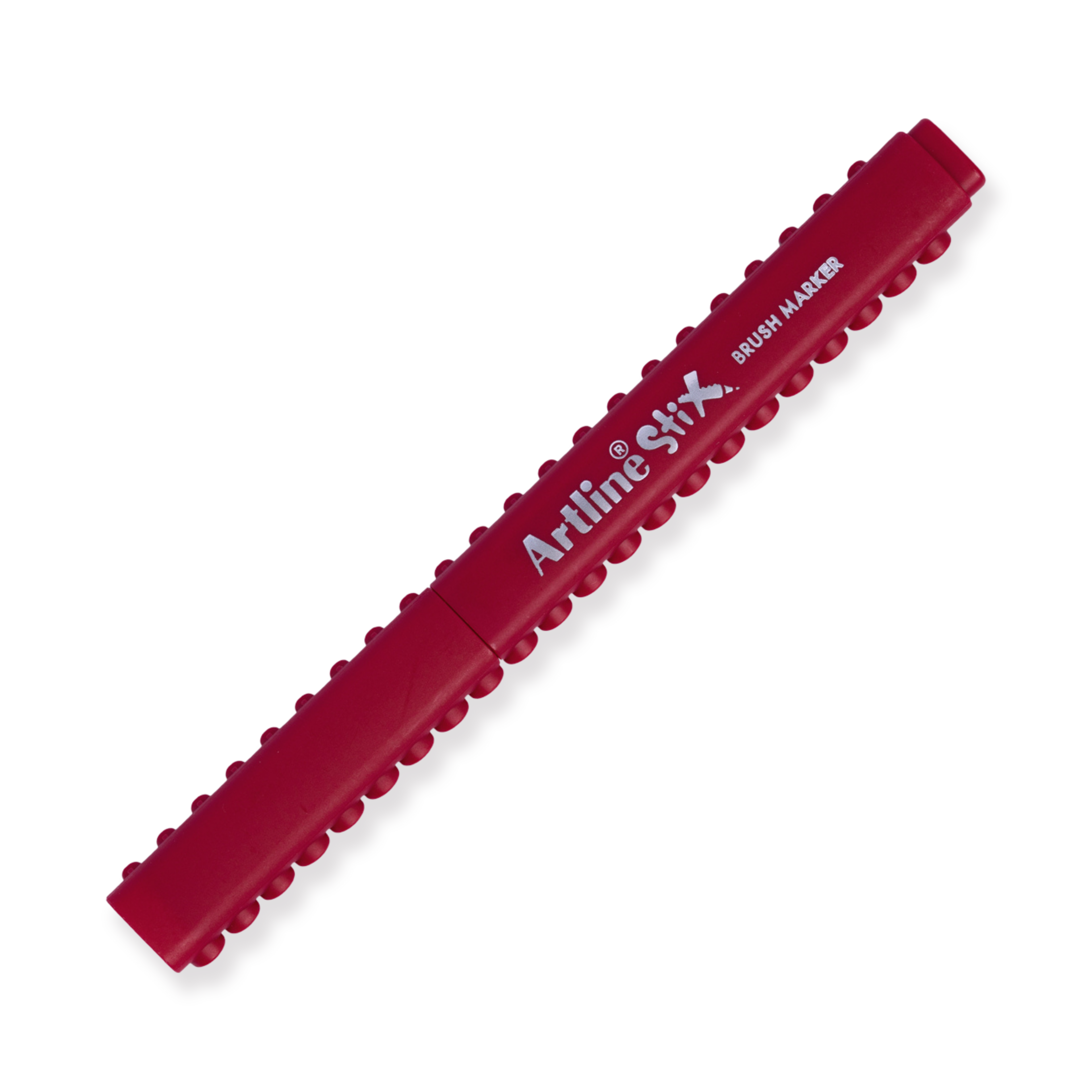 Shachihata Artline Stix Brush Marker - Dark Red - Stationery Pal